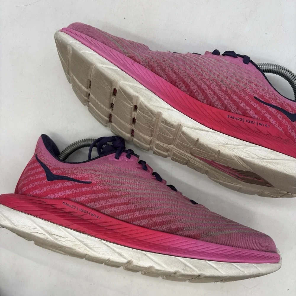 Hoka Mach 5 Shoes Womens 8.5 Castlerock Sneakers Comfort Running 1127894 BC STL